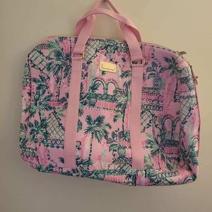 Lilly Pulitzer nylon pink bag